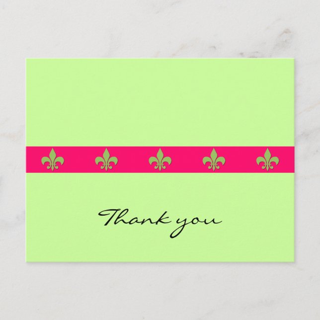Carte postale Fleur de lis (Devant)