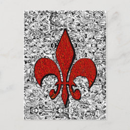 Carte Postale fleur de lis