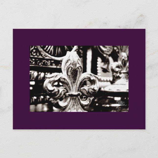 Carte Postale Fleur de Lis [Carte postale] (Devant)