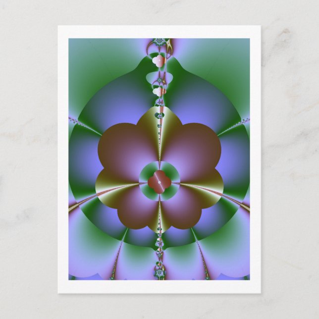 Carte Postale Fleur de printemps (Devant)