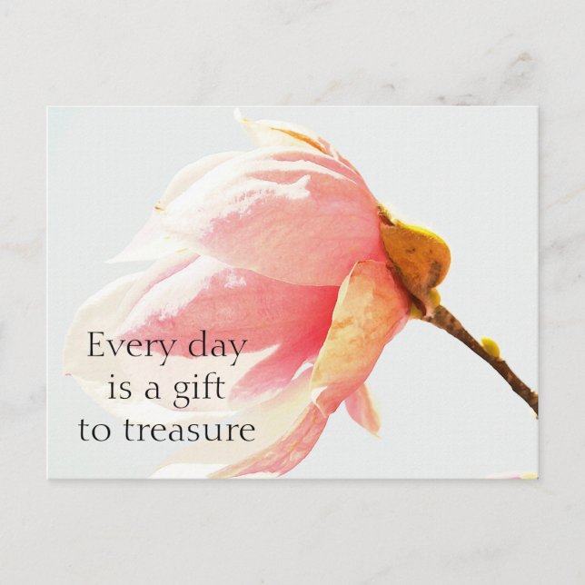 Carte Postale Fleur de Tulipe d'aquarelle (Devant)