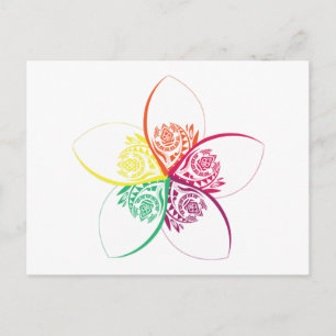 Carte Postale fleur d'île