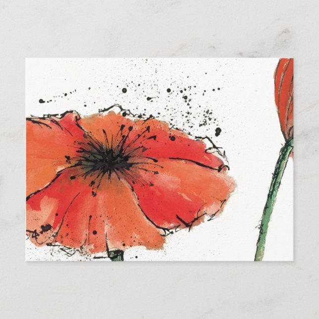 Carte Postale Fleur en pleine floraison (Devant)