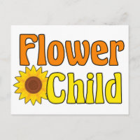 Fleur Enfant mignonne Hippie tournesol les années 