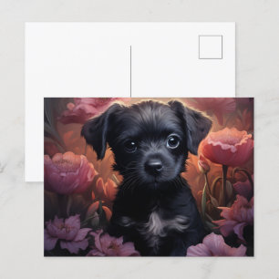 Carte Postale Fleur Épanouie Canine