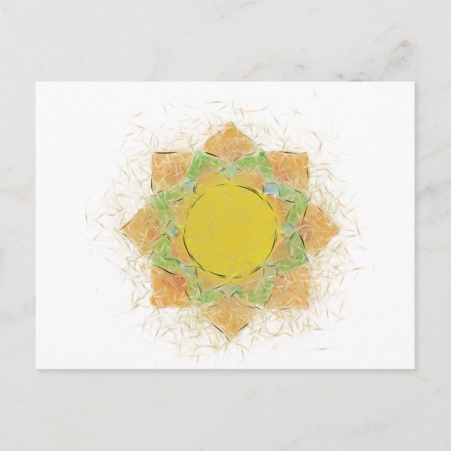 Carte Postale Fleur Ethereal Lotus (Devant)