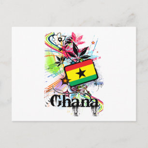 Carte Postale Fleur Ghana