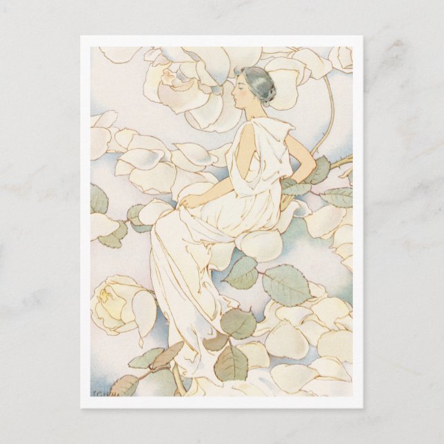 Carte Postale Fleur, Laura Coombs Hills, Art (Devant)