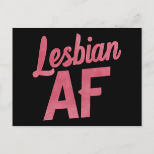 Carte Postale Fleur LGBT Pride Fleur de l'AF lesbienne Gay Love 