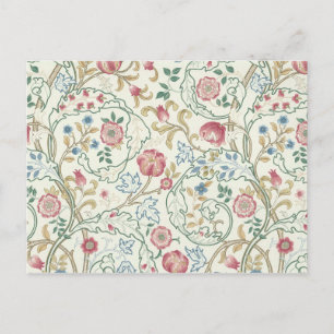 Carte Postale Fleur, Motif Floral, William Morris