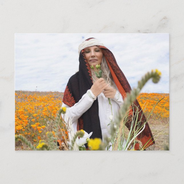 Carte postale Fleur Opium Vamplifié (Devant)