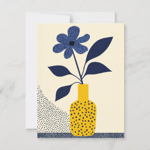 Carte Postale Fleur point n° 015