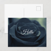 Fleur Rose noir foncé Vibe gothique Bonjour
