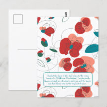 Fleur sauvage Wonderland | motif de fleurs stylisé