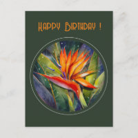 Fleur Strelizia peinte EVE