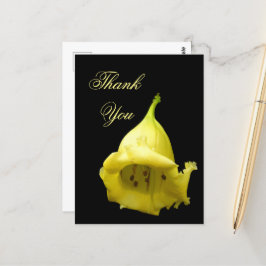 Carte Postale Fleur tropicale jaune