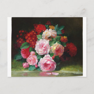 Carte Postale Fleur vintage magnifique