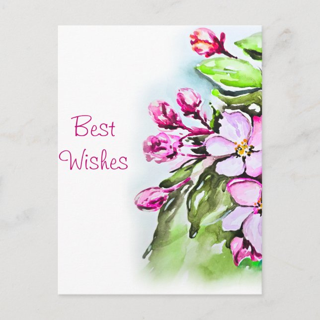 Carte Postale Fleurit d'Apple (Devant)