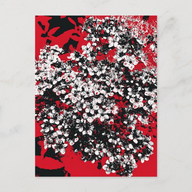 CARTE POSTALE FLEURS (Devant)