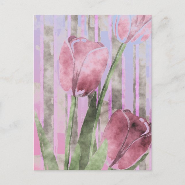 Carte postale Fleurs (Devant)