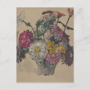Carte Postale Fleurs   1843