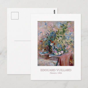 Carte Postale Fleurs 1906 par Edouard Vuillard