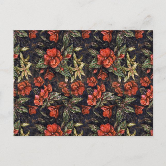 Carte Postale Fleurs anciennes d'Alexandra Cook aka Linandara (Devant)