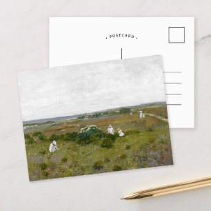 Carte Postale Fleurs au bord de la mer   William Merritt Chase