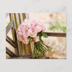 Carte Postale Fleurs   Bouquet rose