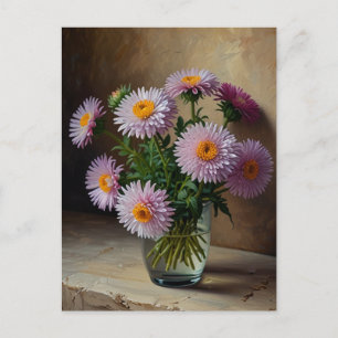 Carte Postale Fleurs d'Aster