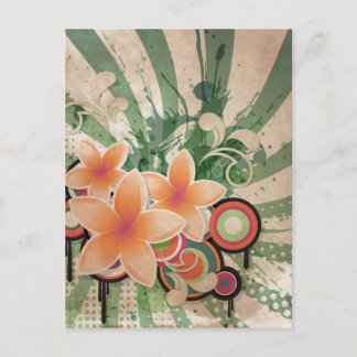 Carte Postale Fleurs de battage