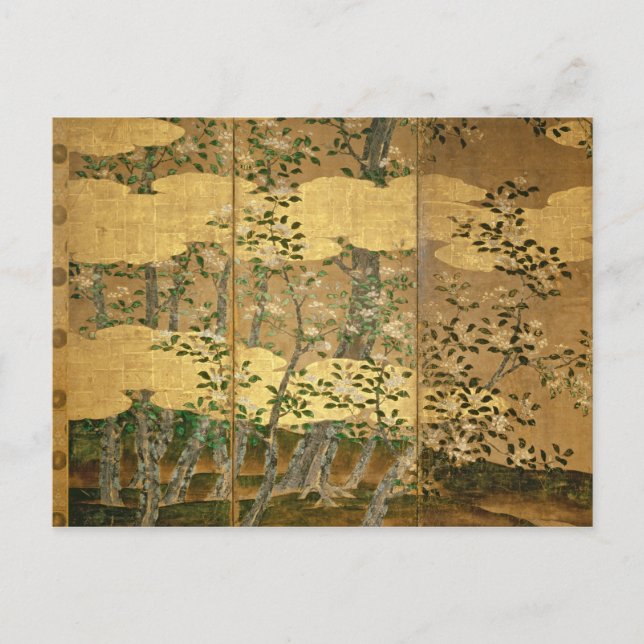 Carte Postale Fleurs de Camellias (Devant)