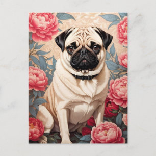 Carte Postale Fleurs De carlin Et De Peony William Morris Inspir