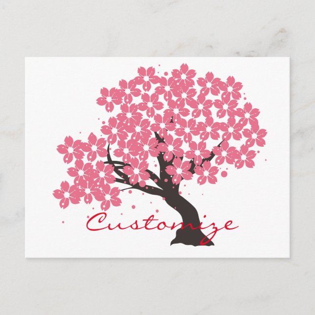 Carte Postale Fleurs de cerisiers au Sakura japonais Thunder_Cov (Devant)