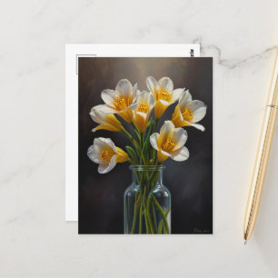 Carte Postale fleurs de la frénésie