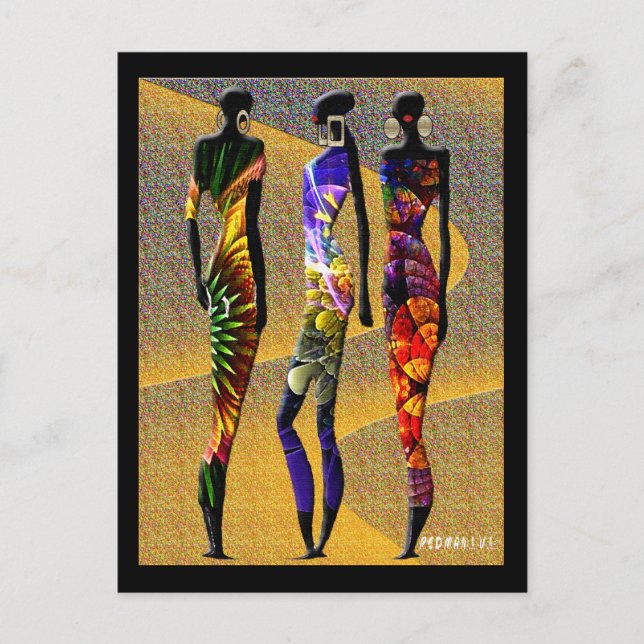 Carte Postale Fleurs du désert africain (Devant)