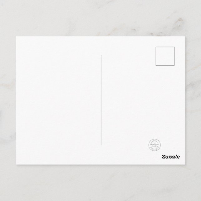 Carte Postale Fleurs du Nouvel An 2023 (Dos)