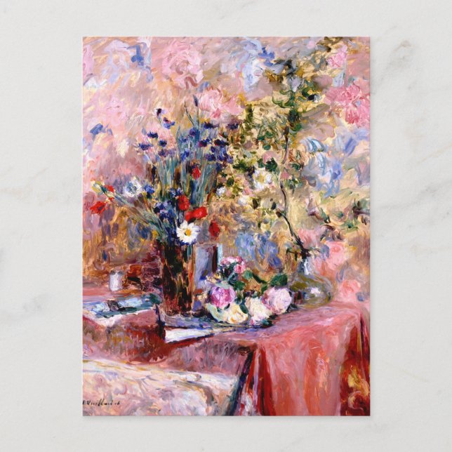Carte Postale Fleurs, Édouard Vuillard   (Devant)