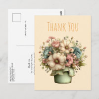 Fleurs Fantaisistes dans un Pot de Fleurs Mignon M
