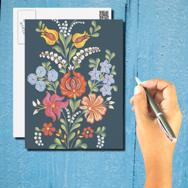 Carte Postale Fleurs hongroises (Créateur téléchargé)