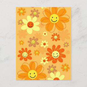 Carte Postale Fleurs joyeuses