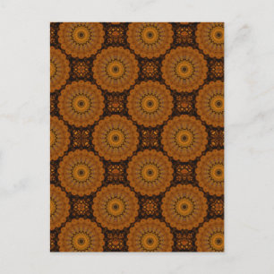 Carte Postale Fleurs Orange