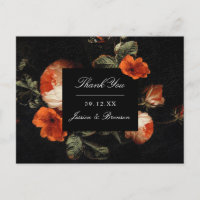 Fleurs romantiques sombres Roses Mariage Hollandai