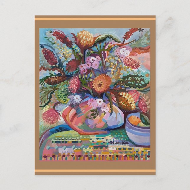 Carte Postale Fleurs sauvages australiennes  (Devant)