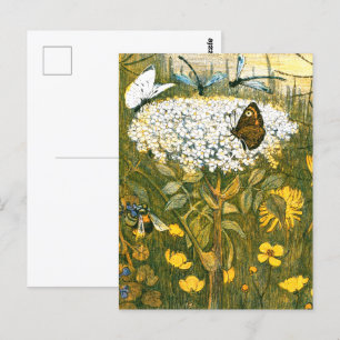 Carte Postale Fleurs sauvages néerlandais Art Nouveau Meadow, Pa