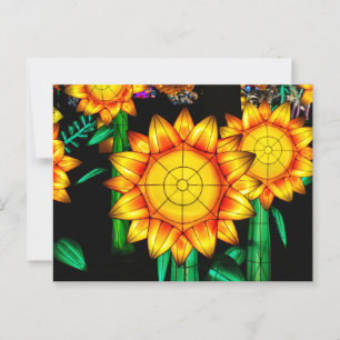 Carte Postale Fleurs solaires