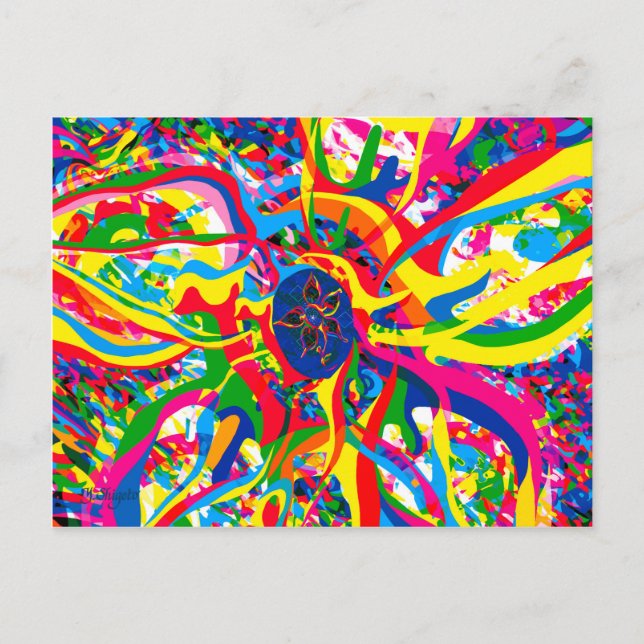 Carte Postale Fleurs transcendantes (Devant)