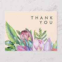 Fleurs tropicales colorées | Merci pour un mariage