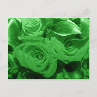 Carte Postale Fleurs vertes