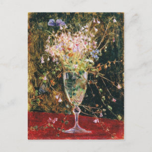 Carte Postale Fleurs vintage bleu Maria Wiik Linnea Borealis